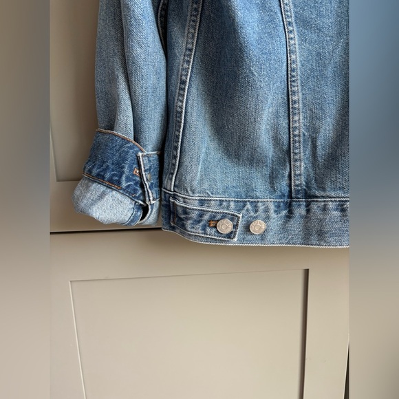 Madewell Classic Fit Premium Denim Jean Jacket | Size Large - Picture 10 of 16